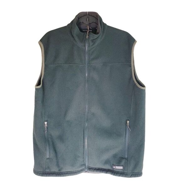 REI Mens Vest Green XL Polartec Ribbed Full Zip-Up  Outerwear - Picture 8 of 8